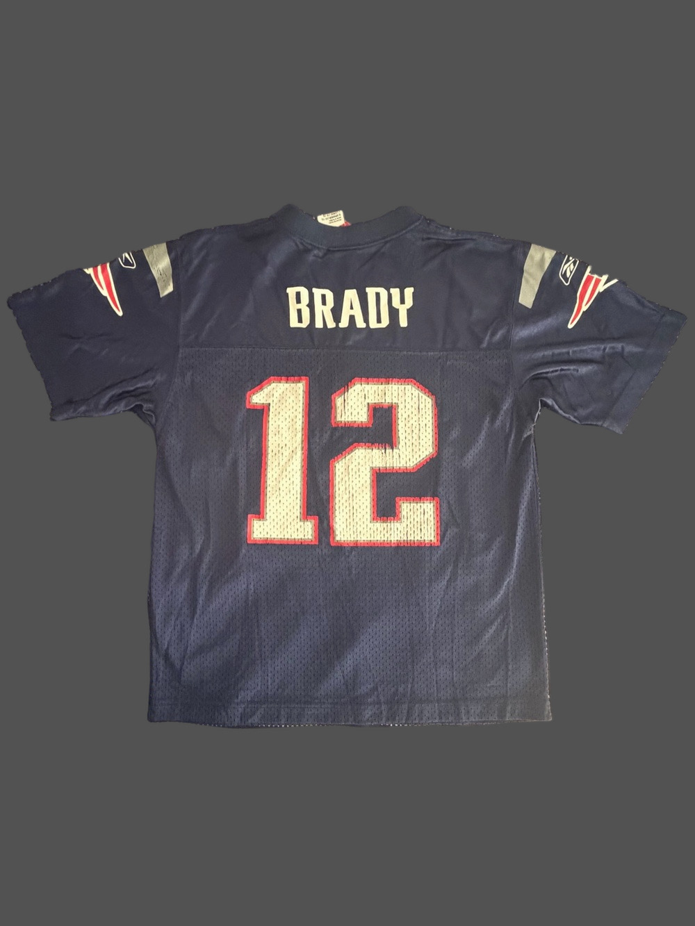 Tom Brady New England Patriots Vintage Youth Reebok Football Jersey